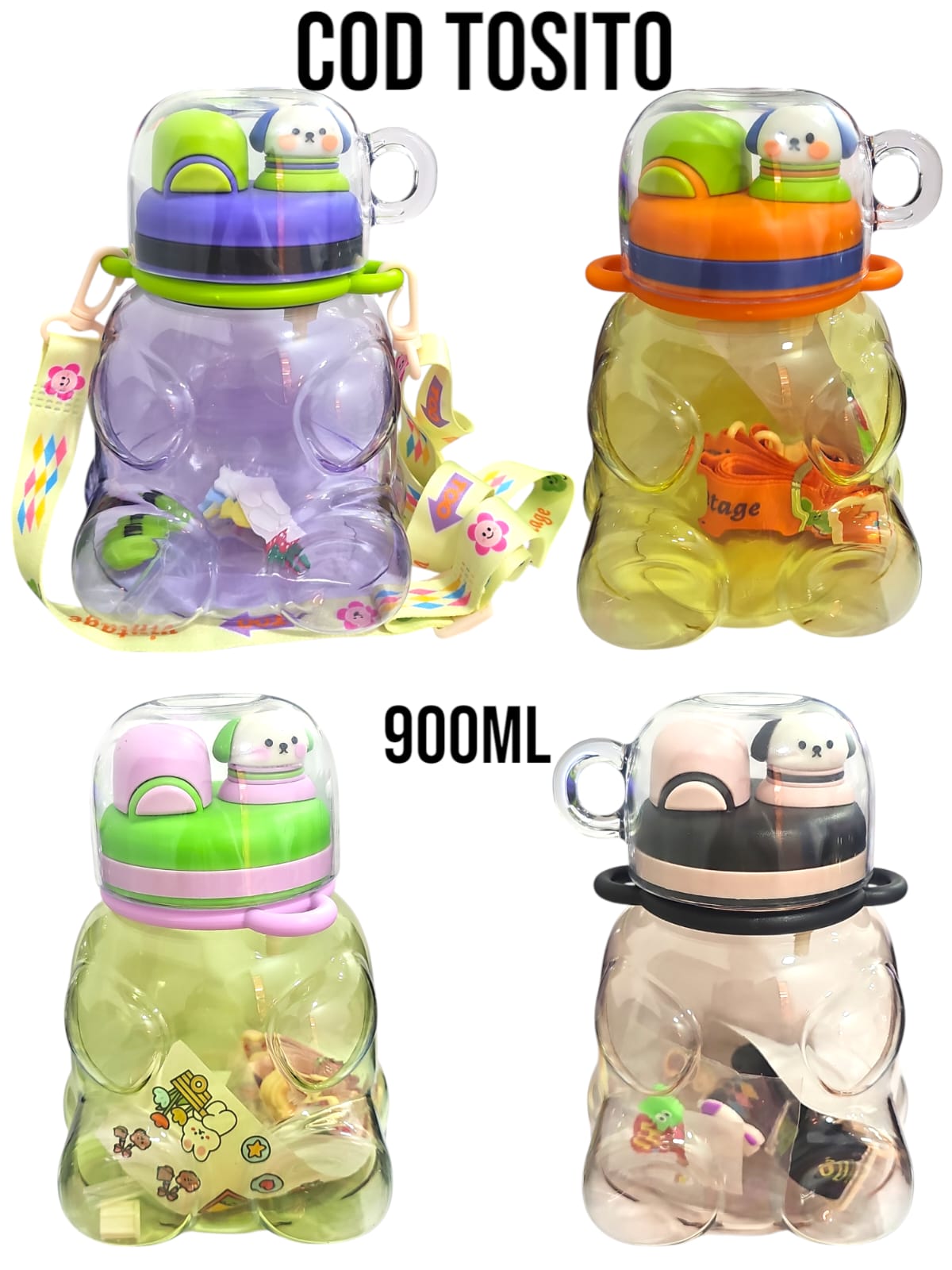 Tomatodo Kawaii Oso "Tosito" 900ml